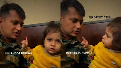 This little girl’s reaction to her Army father going to work is going to melt your heart; watch video