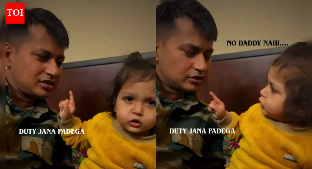 This little girl’s reaction to her Army father going to work is going to melt your heart; watch video