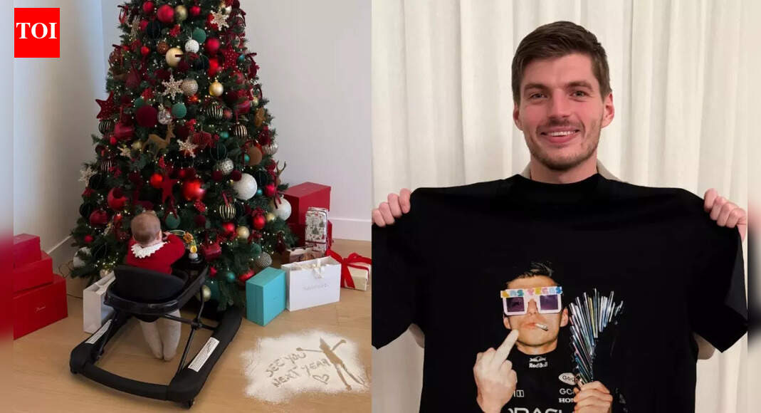 Kelly Piquet shows the unique gift Max Verstappen got this Christmas, their daughter Lily makes a cameo in festive pics