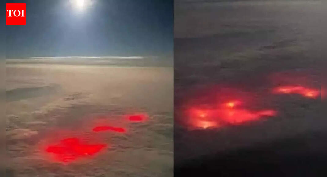What is behind the mysterious red lights seen over the Pacific?