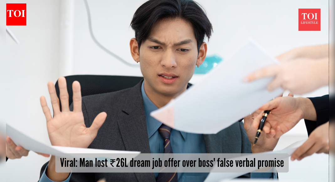 Costly corporate trap: Man lost ₹26L dream job offer over boss' false verbal promise
