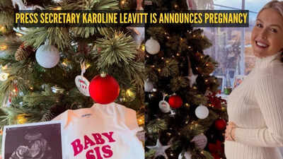 White House press secretary Karoline Leavitt announces second pregnancy with husband Nicholas Riccio