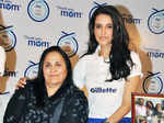 Neha Dhupia with mother