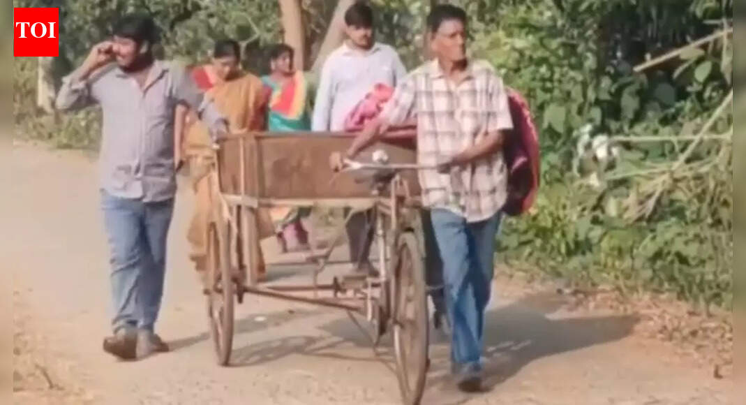 Andhra shocker: Family carries woman’s body in garbage collection rickshaw after hospital denies ambulance; video emerges