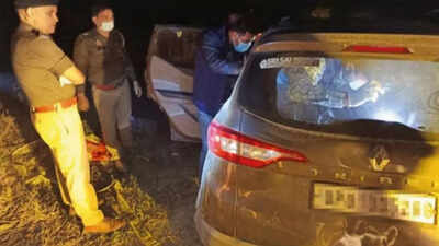Aligarh double murder: Hotel owner, neighbour found dead in rented car