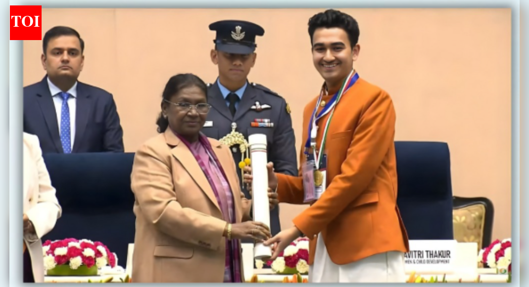 Differently-abled teen innovator Arnav Anupriya Maharshi awarded Pradhan Mantri Rashtriya Bal Puraskar for developing AI rehabilitation tool for hand paralysis