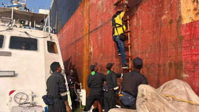 Indian Coast Guard evacuates sailor: UK-flagged merchant vessel sought help; part of recent string of missions