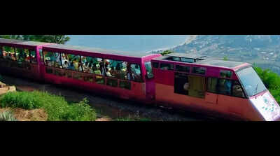 Major accident averted on Kailasagiri hilltop toy train