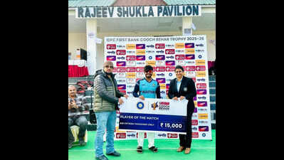 Naved Khan, Rajat Baghel, Honey Pratap Singh shine as Rajasthan enter Cooch Behar U-19 Trophy quarter-final