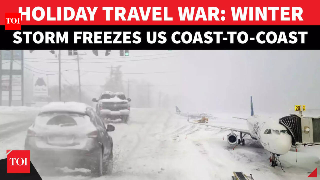 NYC To California, Snow, Ice, & Floods Collide; Travel Nightmare In US ...