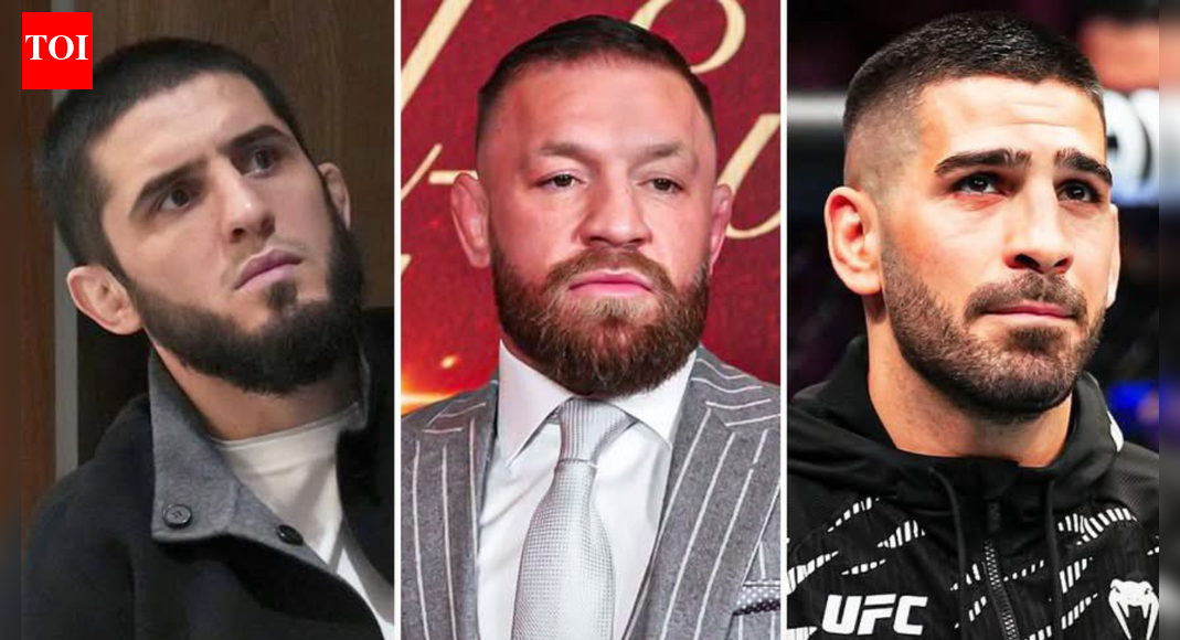 Islam Makhachev sparks debate after comparing Ilia Topuria’s power to prime Conor McGregor in UFC talks lightweight