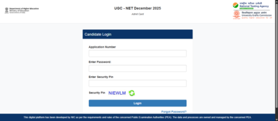 NTA UGC NET admit card 2025 released for December 31 exam: Direct link to download hall ticket here