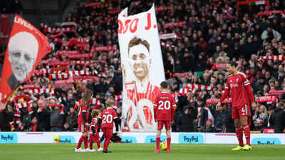 Florian Wirtz scores first Liverpool goal as Anfield remembers Diogo Jota