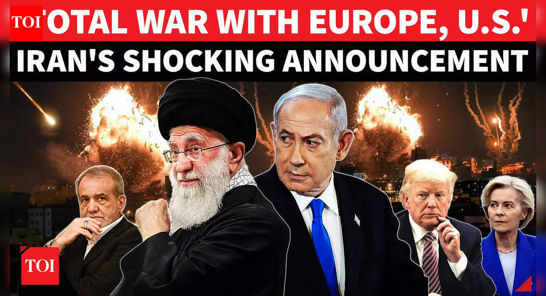 Iran Declares 'TOTAL WAR' With U.S. &amp; Europe Ahead Of Trump-Netanyahu Meeting | FULL DETAILS