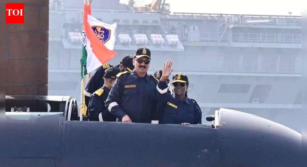 President Murmu takes submarine sortie at Karwar naval base - see pics