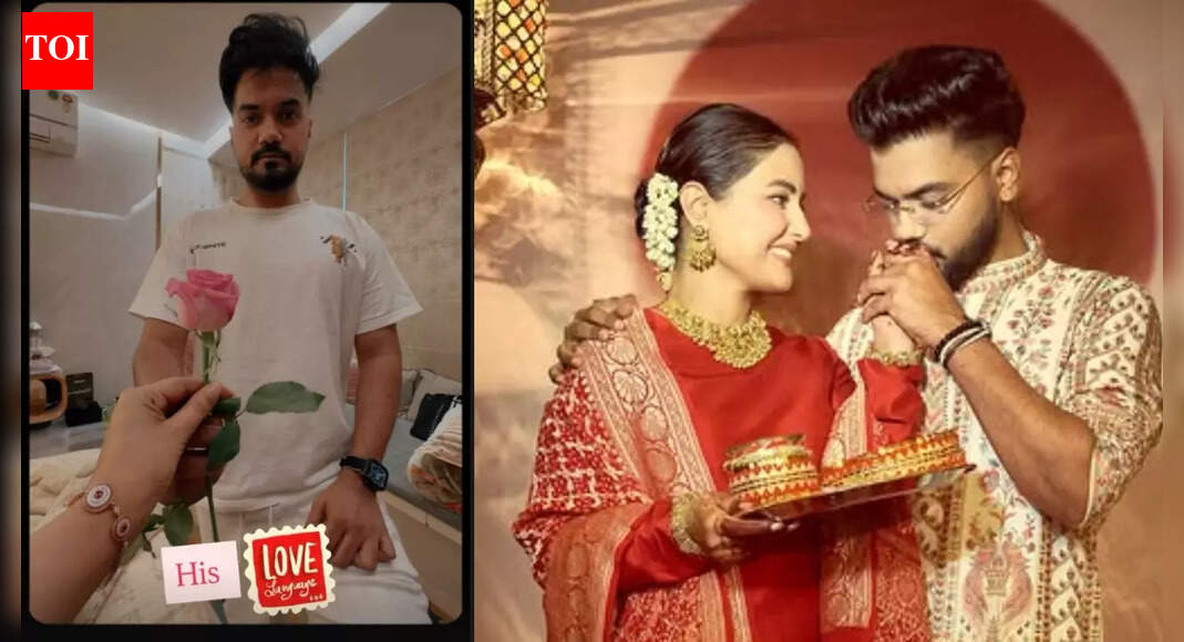 'Yeh Rishta Kya Kehlata Hai' fame Hina Khan reveals her hubby Rocky Jaiswal’s love language - Pic