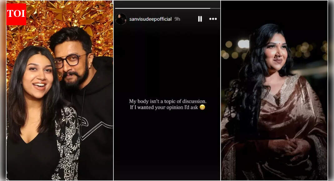 Kiccha Sudeep's daughter Sanvi hits back at trolls over body shaming, says, 