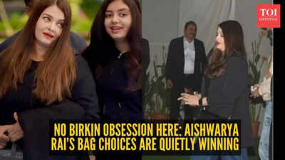 பர்கினை மறந்துவிடு, ஐஸ்வர்யா ராய் பச்சனின் கைப்பையின் ஸ்டைல் ​​பழைய பள்ளி நேர்த்தியானது