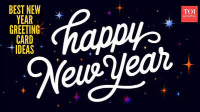 Happy New Year Card Ideas 2026: Beautiful and shareable New Year greeting card ideas