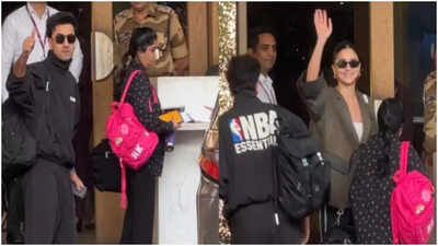 Ranbir Kapoor's clean-shaven look steals spotlight, 'Love & War' actor jets off with wife Alia Bhatt for New Year getaway