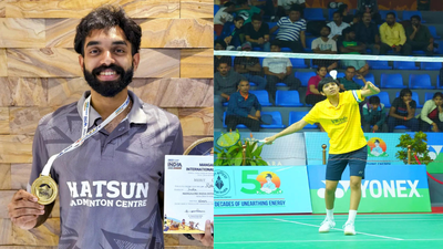 Rithvik Sanjeevi and Surya Charishma Tamiri win Senior National men's and women's titles
