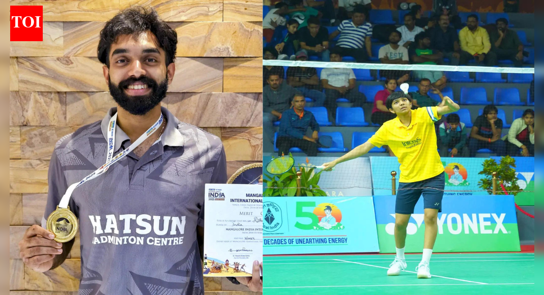Rithvik and Surya Charishma win Senior National men's and women's titles