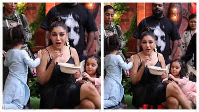 Debinna Bonnerjee’s daughters Lianna and Divisha visit the Laughter Chefs Season 3 sets for the first time; actress admits, 'Excitement for them, nervousness for me'