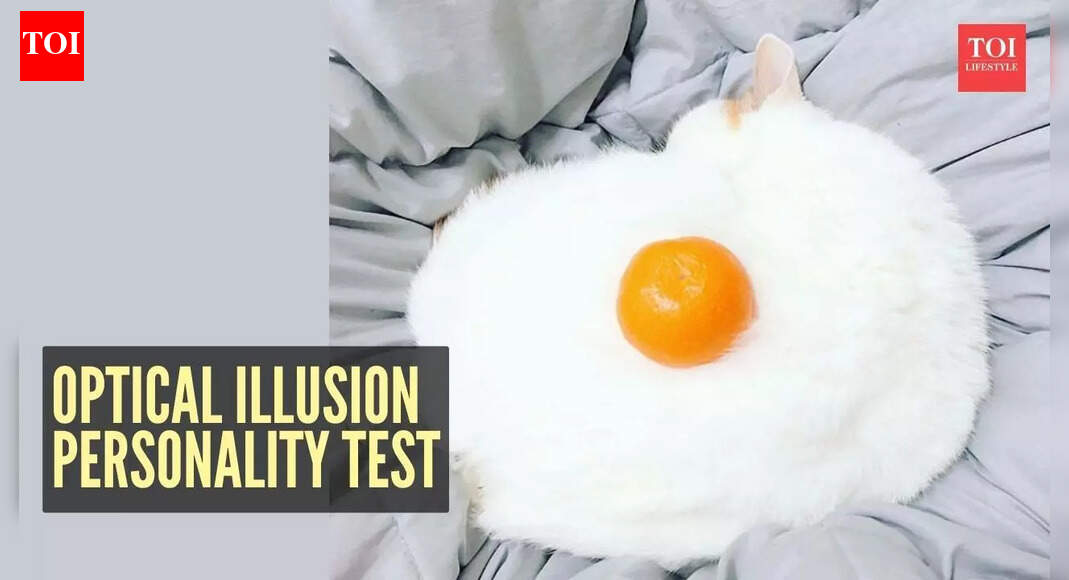 Optical illusion personality test: Cat, fried egg or orange? What you spot first reveals if you are optimistic, intuitive or practical person