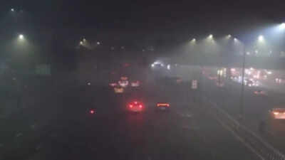 Dense smog engulfs Delhi-NCR: IMD issues orange alert; visuals show almost zero visibility