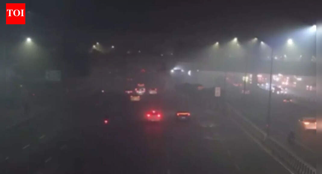 Dense smog engulfs Delhi-NCR: IMD issues orange alert; visuals show almost zero visibility