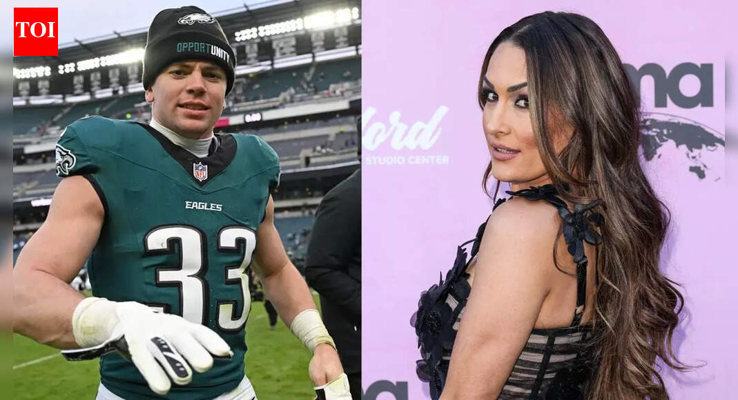 Nikki Bella sparks fresh Cooper DeJean dating rumors by rocking his Eagles jersey during the Bills showdown