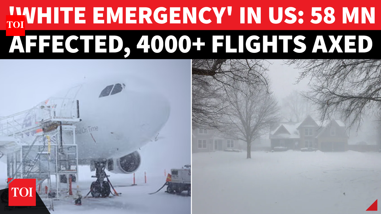 HIGH ALERT In US: 58,000,000 Under Winter Storm Warnings, 4000 More ...