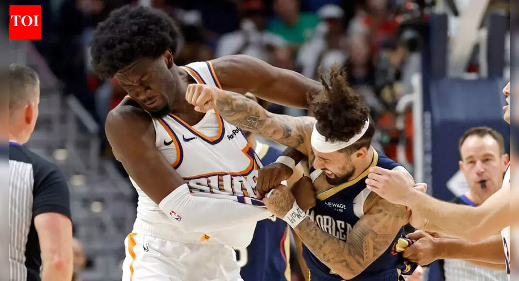 NBA issues punishments to Jose Alvarado and Mark Williams after ugly on-court fistfight during Pelicans-Suns game