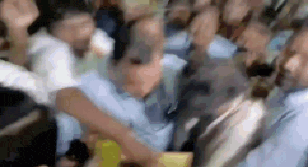 Watch: TVK chief Vijay trips, falls after being mobbed at Chennai airport