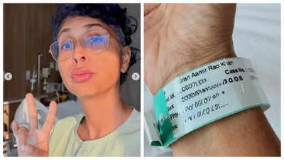 Kiran Rao's hospital wristband bearing ex-husband Aamir Khan's name raises eyebrows