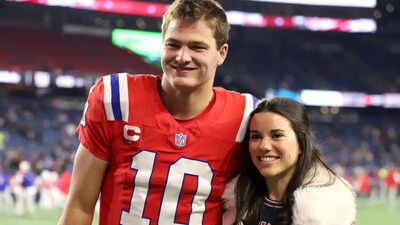 Drake Maye’s wife Ann Michael steals the spotlight with bold winter game-day look as Patriots clinch AFC East