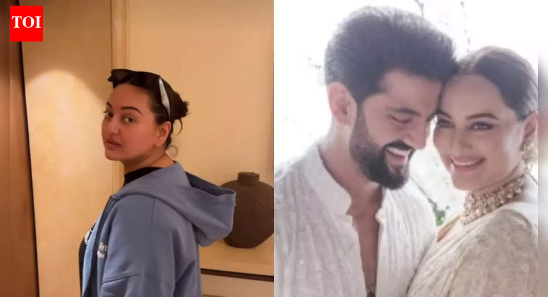 Zaheer Iqbal pranks Sonakshi Sinha again; Hoodie trick goes viral; Watch how the actress falls for it