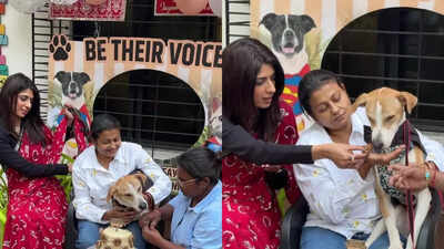Jaya Bhattacharya and Aishwarya Sakhuja celebrate sexual assault survivor dog, Vijay’s first birthday
