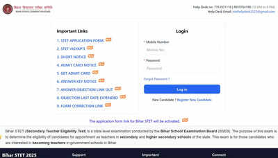 Bihar STET result 2025 likely today; here's how to check scorecard and merit list on bihar-stet.com
