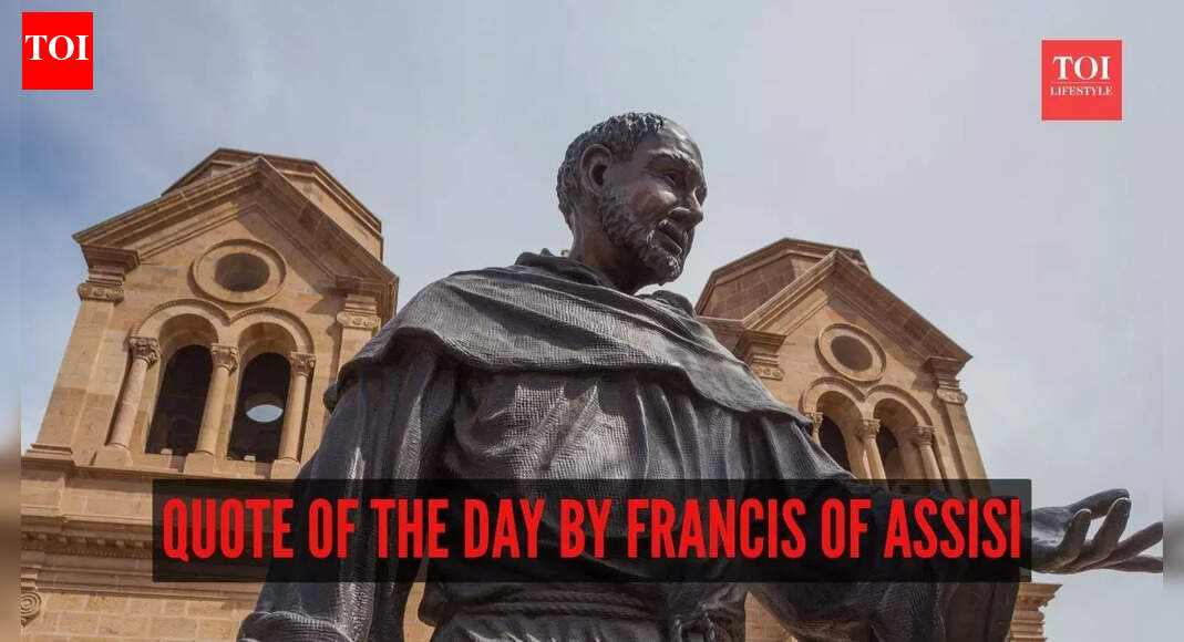 Quote of the day by Francis of Assisi: 