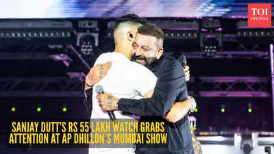 After Tara Sutaria and Veer Pahariya’s viral reaction fiasco, ‘Dhurandhar’ star Sanjay Dutt’s Rs 55 lakh watch turns heads at AP Dhillon’s Mumbai gig