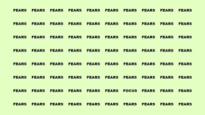 Optical Illusion: Can you spot 'FOCUS' in this image in 5 seconds? Here's what it says about your personality