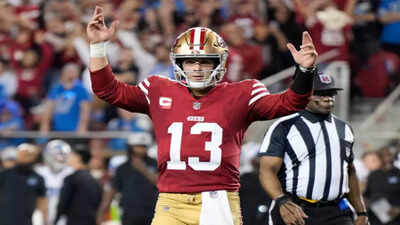 Brock Purdy leads San Francisco 49ers to 42-38 victory over Chicago Bears, celebrates win with dance moves