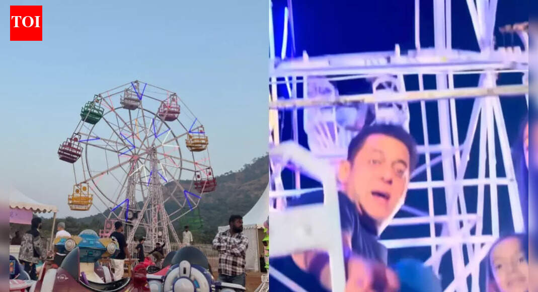 Salman Khan’s birthday bash: Actor enjoys Ferris wheel ride, serves food to guests - Watch