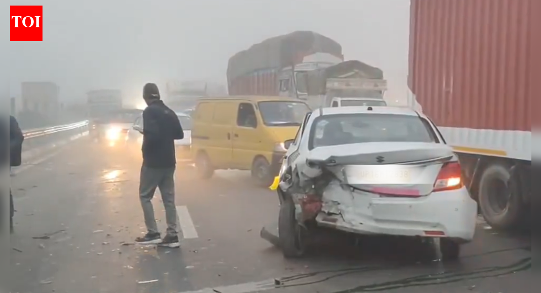 Fog mayhem: Multiple vehicles collide on Delhi–Sonipat road, several injured