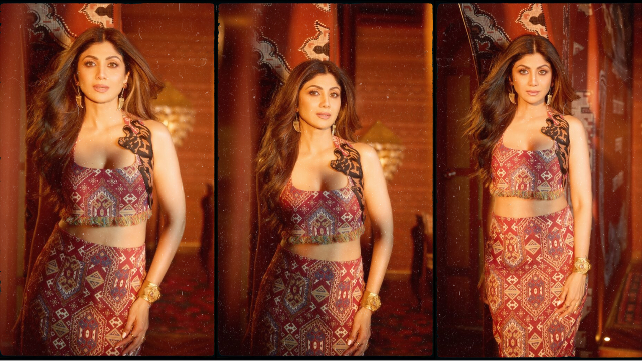 Shilpa Shetty Turns Heads in Stunning Printed Outfit: Fans Adore Her ...