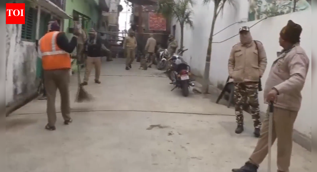 Sambhal: Heavy security deployed ahead of anti-encroachment drive near Shahi Jama Masjid