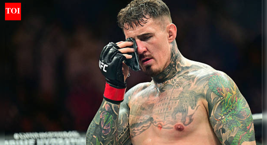 Tom Aspinall blasts Ciryl Gane after UFC 321 no-contest as his eye injury halts heavyweight clash due to his “illegal move”