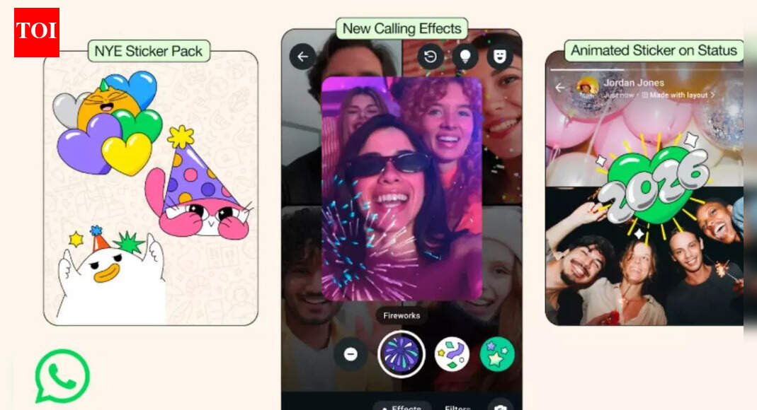 NY 2026 WhatsApp features: How to use stickers, video call effects; Stepwise method