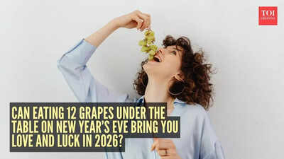 The 12 grapes ritual: Can eating 12 grapes under the table on New Year's Eve bring you love and luck in 2026?